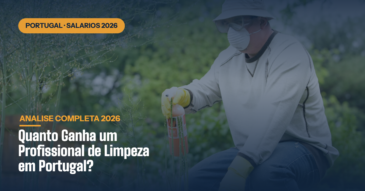 Quanto Ganha um Profissional de Limpeza em Portugal em 2026?